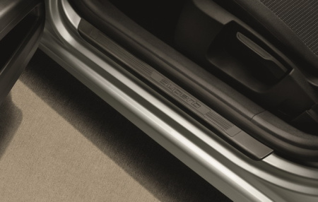 Накладки на пороги Skoda Superb II 2008-2015