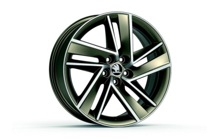 Диск литой R17 VAG дизайн Blade Platinum для Skoda Rapid 2012-н.в.