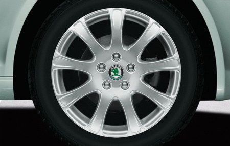 Диск литой R17 VAG дизайн Sputnik для Skoda Octavia II 2004-2012