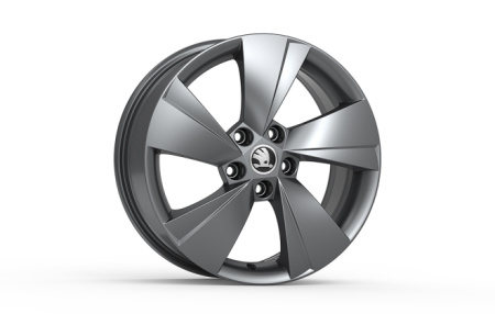 Диск литой R17 VAG дизайн Zeus Anthracite Metallic для Skoda Superb III 2015-н.в.