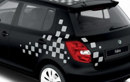 Декоративная пленка крыльев Skoda Fabia II 2006-2014