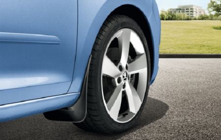 Брызговики передние Skoda Rapid 2012-н.в.