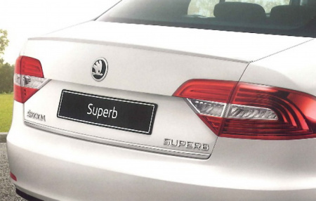 Накладка на крышку багажника Skoda Superb II 2008-2015