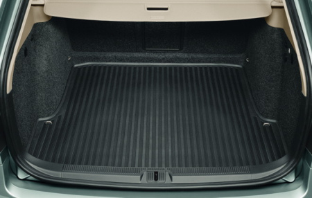 Коврик в багажник Skoda Octavia II Combi 2004-2012 резиновый