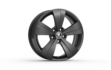 Диск литой R17 VAG дизайн Helios Black Metallic для Skoda Superb III 2015-н.в.