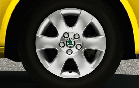 Диск литой R14 VAG дизайн Shell для Skoda Fabia II 2006-2014, Roomster 2006-2015