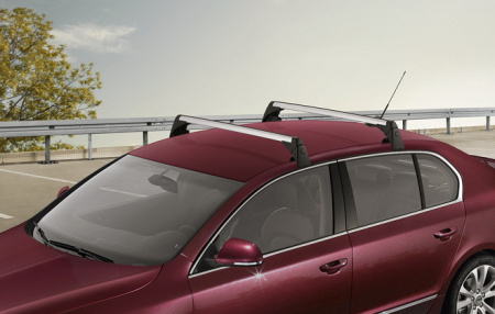 Поперечные рейлинги Skoda Superb II 2008-2015
