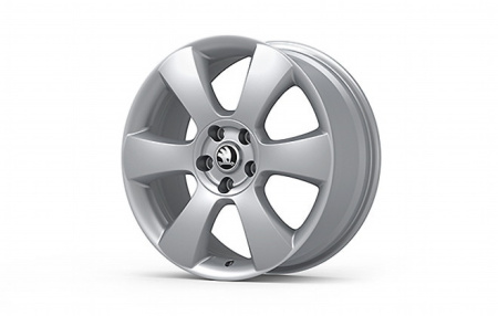 Диск литой R18 VAG дизайн Luna Silver для Skoda Superb II 2008-2015