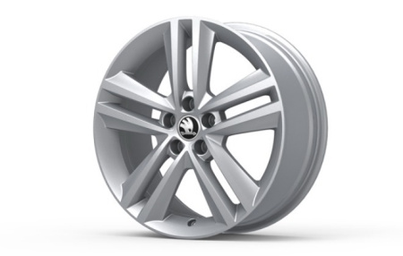 Диск литой R17 VAG дизайн Ray Silver Metallic для Skoda Rapid 2012-н.в.