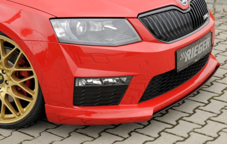 Накладка на бампер передний Skoda Octavia III 2013-н.в. RS