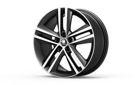 Диск литой R17 VAG дизайн Ray Black Metallic для Skoda Rapid 2012-н.в.