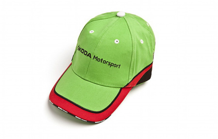 Бейсболка Skoda Motorsport зеленая
