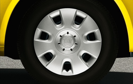 Колпак колеса Skoda Fabia II 2006-2014, Roomster 2006-2015 R14 Draco (комплект)