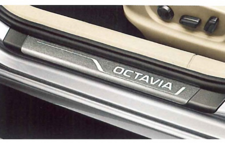 Накладки на пороги Skoda Octavia III 2013-н.в.