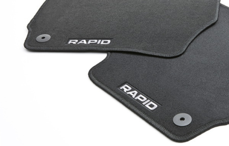 Коврики в салон Skoda Rapid 2012-н.в. текстильные Standard передние и задние